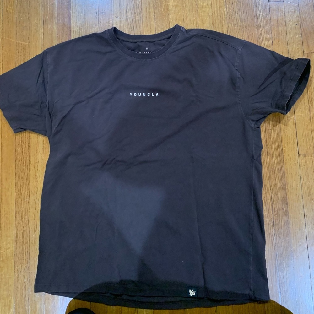 Youngla essential jacked tee - chocolate